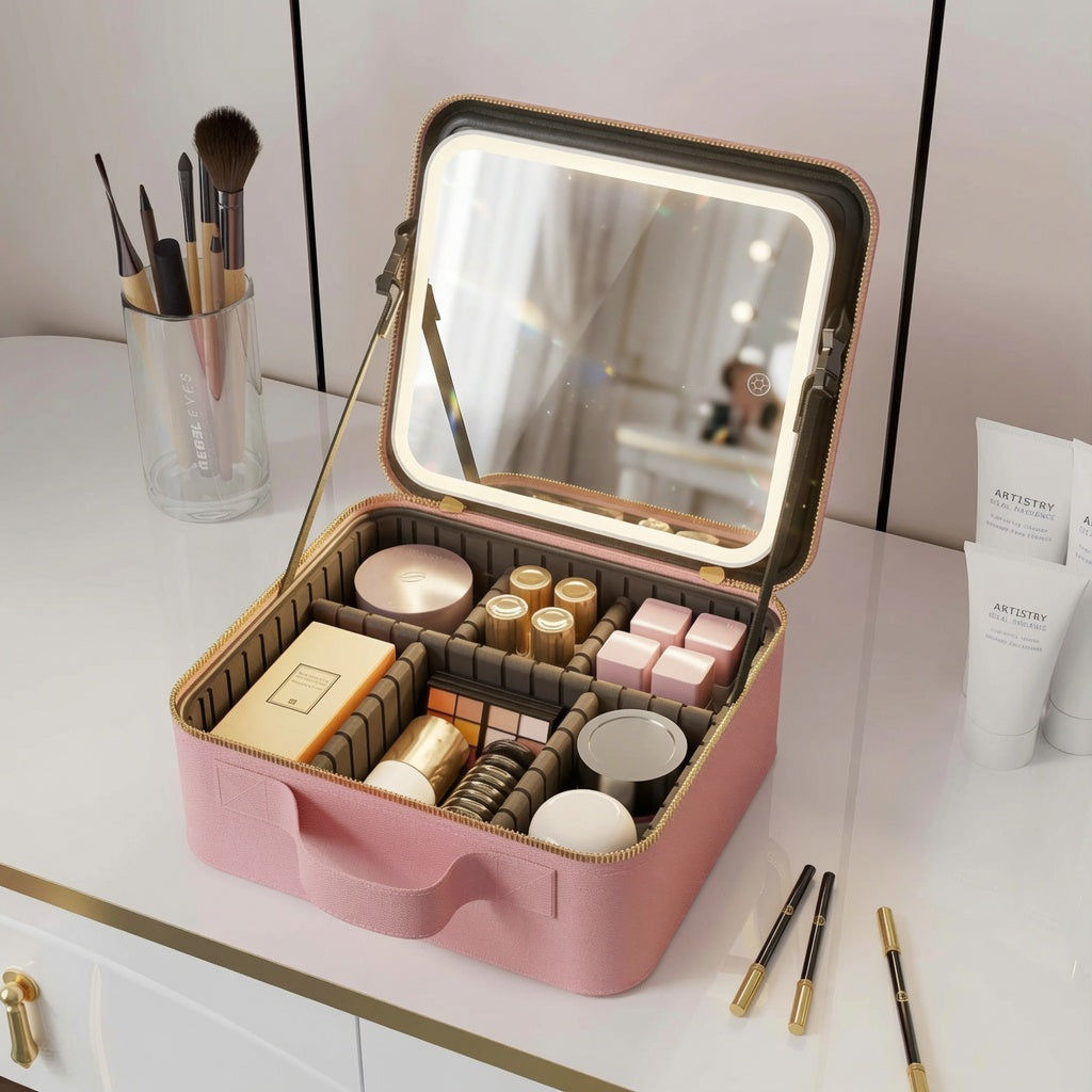 COSMETIQUERO PORTATIL LED