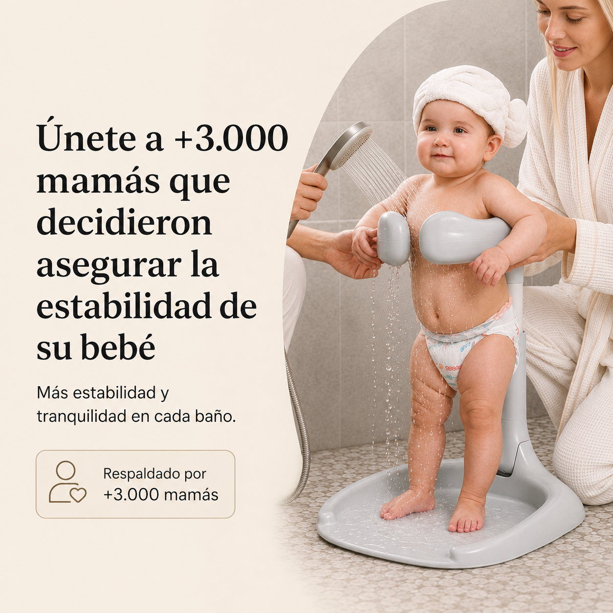 AquaSafe | Soporte De Baño Para Bebé