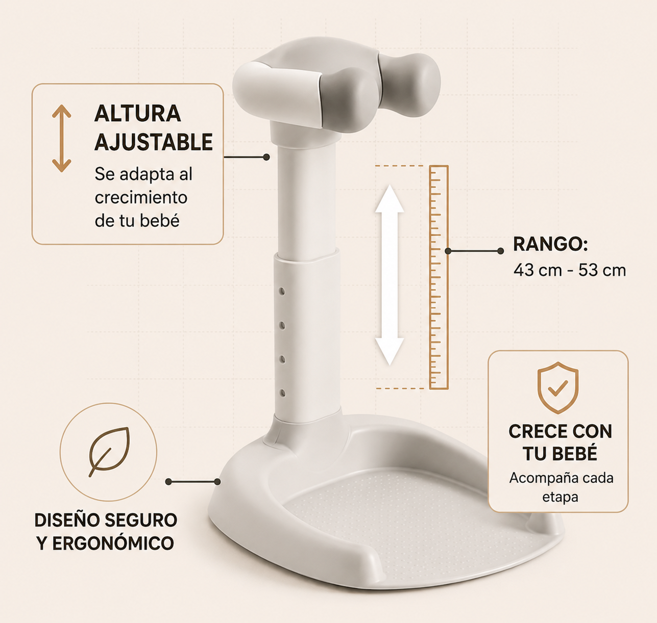 AquaSafe | Soporte De Baño Para Bebé